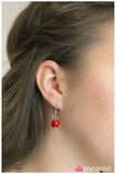 Paparazzi "Madame Bovary" Red Necklace & Earring Set Paparazzi Jewelry