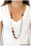 Paparazzi "Made For Each Other - Orange" necklace Paparazzi Jewelry