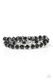 Paparazzi "Magnificently Metro - Black" bracelet Paparazzi Jewelry
