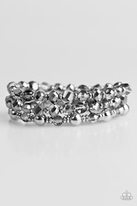 Paparazzi "Magnificently Metro - Silver" bracelet Paparazzi Jewelry