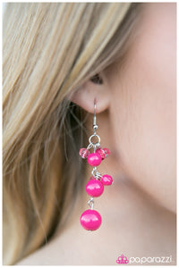 Paparazzi "Maid of Honor" Pink Earrings Paparazzi Jewelry