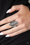 Paparazzi "Majestically Monte Carlo" Silver Ring Paparazzi Jewelry