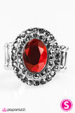Paparazzi "Majestic Majesty - Red" ring Paparazzi Jewelry