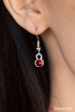 Paparazzi "Majestic Mandalay" Red Lanyard Necklace & Earring Set Paparazzi Jewelry