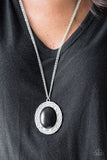 Paparazzi "Majestic Mountains - Black" necklace Paparazzi Jewelry