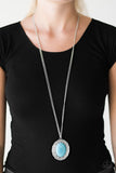 Paparazzi "Majestic Mountains - Blue" necklace Paparazzi Jewelry