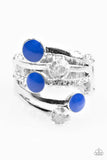 Paparazzi "Make A Splash!" Blue Ring Paparazzi Jewelry
