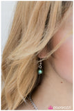 Paparazzi "Make A Wish!" Green Necklace & Earring Set Paparazzi Jewelry