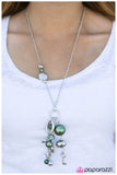 Paparazzi "Make A Wish!" Green Necklace & Earring Set Paparazzi Jewelry