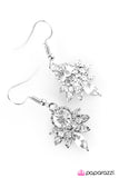 Paparazzi "Make It Shimmer - White" earring Paparazzi Jewelry