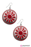 Paparazzi "Make It Shine - Red" earring Paparazzi Jewelry