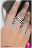 Paparazzi "Make Me Sway" Silver Ring Paparazzi Jewelry