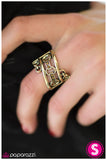 Paparazzi "Make Me Sway" Brass Ring Paparazzi Jewelry