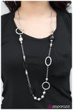 Paparazzi "Make the Most Of It" Black Necklace & Earring Set Paparazzi Jewelry