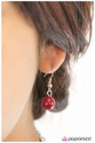 Paparazzi "Make the Most Of It" Red Necklace & Earring Set Paparazzi Jewelry