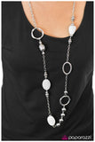 Paparazzi "Make the Most Of It" White Necklace & Earring Set Paparazzi Jewelry