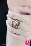 Paparazzi "Make Today Count" Brass Ring Paparazzi Jewelry