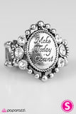 Paparazzi "Make Today Count" White Ring Paparazzi Jewelry