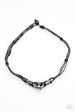 Paparazzi "Make Yourself At ROME" Black Urban Necklace Unisex Paparazzi Jewelry