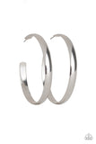 Paparazzi "Making Laps" Silver Hoop Earrings Paparazzi Jewelry