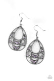 Paparazzi "Malibu Macrame" Purple Earrings Paparazzi Jewelry