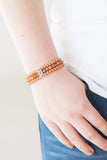 Paparazzi "Malibu Muse" Brown Bracelet Paparazzi Jewelry
