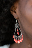 Paparazzi "Malibu Sunset" Orange Earrings Paparazzi Jewelry