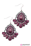 Paparazzi "Mama Mia - Purple" earring Paparazzi Jewelry