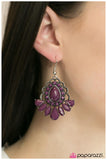 Paparazzi "Mama Mia - Purple" earring Paparazzi Jewelry