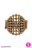 Paparazzi "Mamas Gonna Buy You A Diamond Ring" Copper Ring Paparazzi Jewelry