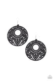 Paparazzi "Mandala Mambo" Black Earrings Paparazzi Jewelry