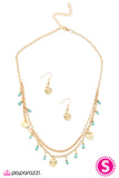 Paparazzi "Marina Bay" Blue Necklace & Earring Set Paparazzi Jewelry
