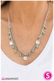 Paparazzi "Marina Bay" Blue Necklace & Earring Set Paparazzi Jewelry