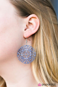 Paparazzi "Maritime Mariner" Blue Earrings Paparazzi Jewelry