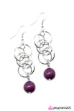 Paparazzi "Marvelously Marvelous" Purple Earrings Paparazzi Jewelry