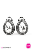 Paparazzi "Master Of REFINED Arts" Black Clip-On Earrings Paparazzi Jewelry