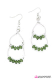 Paparazzi "Master the Craft - Green " earring Paparazzi Jewelry
