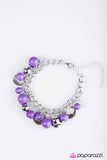 Paparazzi "Match Made In Heaven" Purple Bracelet Paparazzi Jewelry