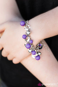 Paparazzi "Match Made In Heaven" Purple Bracelet Paparazzi Jewelry