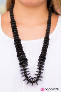 Paparazzi "Maui Mai Tai - Black" necklace Paparazzi Jewelry