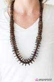 Paparazzi "Maui Mai Tai - Brown" necklace Paparazzi Jewelry