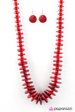 Paparazzi "Maui Mai Tai - Red" necklace Paparazzi Jewelry