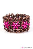 Paparazzi "Maui Melody - Pink" bracelet Paparazzi Jewelry