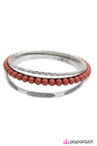 Paparazzi "Maverick" Red Bracelet Paparazzi Jewelry