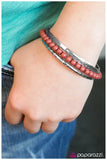 Paparazzi "Maverick" Red Bracelet Paparazzi Jewelry