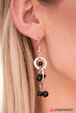 Paparazzi "May All Your Wishes Come True - Black" earring Paparazzi Jewelry