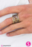 Paparazzi "Mayan Mazes" Green Ring Paparazzi Jewelry