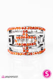 Paparazzi "Mayan Mazes" Orange Ring Paparazzi Jewelry