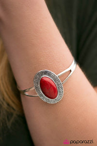 Paparazzi "Mayan Muse - Red" bracelet Paparazzi Jewelry