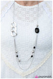 Paparazzi "May I Suggest..." Black Necklace & Earring Set Paparazzi Jewelry